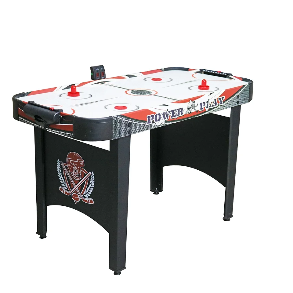 

Factory New Red Air Hockey Game Table Fashionable Design for Adults and Children MDF with PVC Pocket for Pool Sports