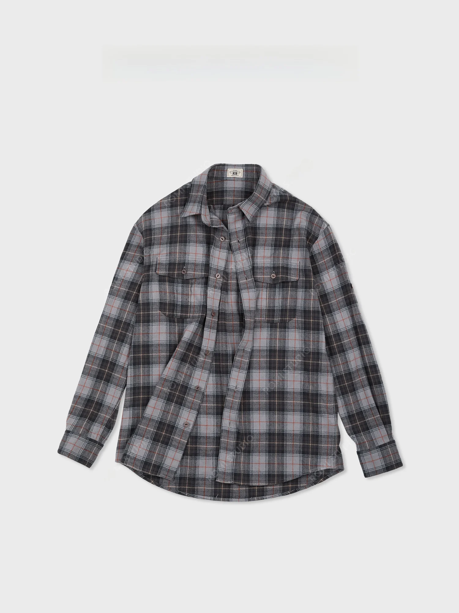 

Romi Studio Винтажная женская рубашка в клетку из хлопка, свободного кроя, комфортная, дышащая, с длинным рукавом, осенняя коллекция 2025