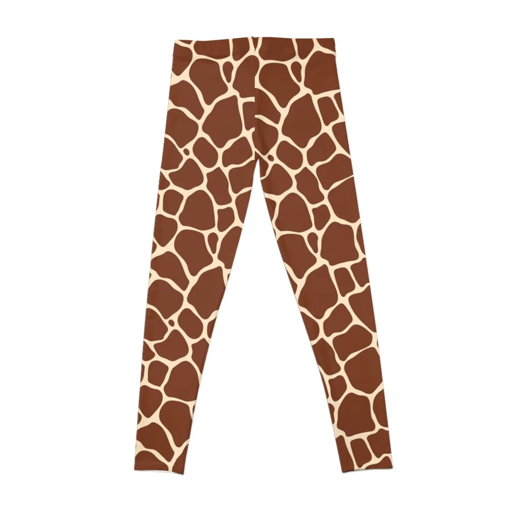 Giraffe Spots Animal Print Leggings leggins push up woman Golf wear Women's pants Womens Leggings