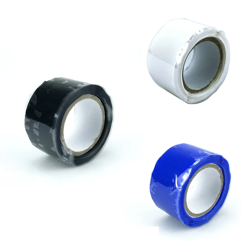 Nastro adesivo in silicone resistente alle alte temperature da 1,5/3 m per la riparazione di condutture dell'acqua Nastro isolante in silicone per riparazioni impermeabili