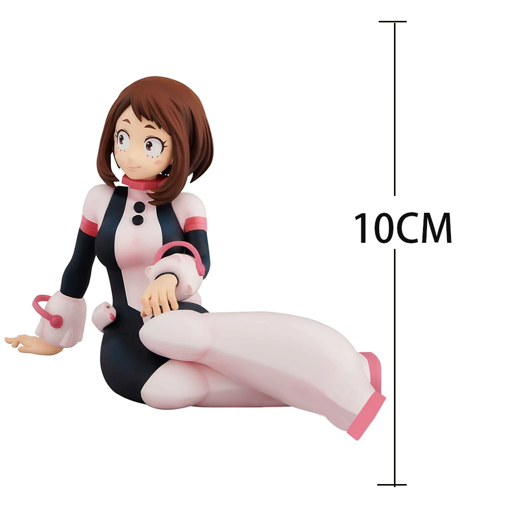 Anime MHA Figure Toga Himiko Action Figures Sitting Uraraka Ochako Figurine PVC Beauty Model Look Up Figure Toga Himiko Toy Gift view 3
