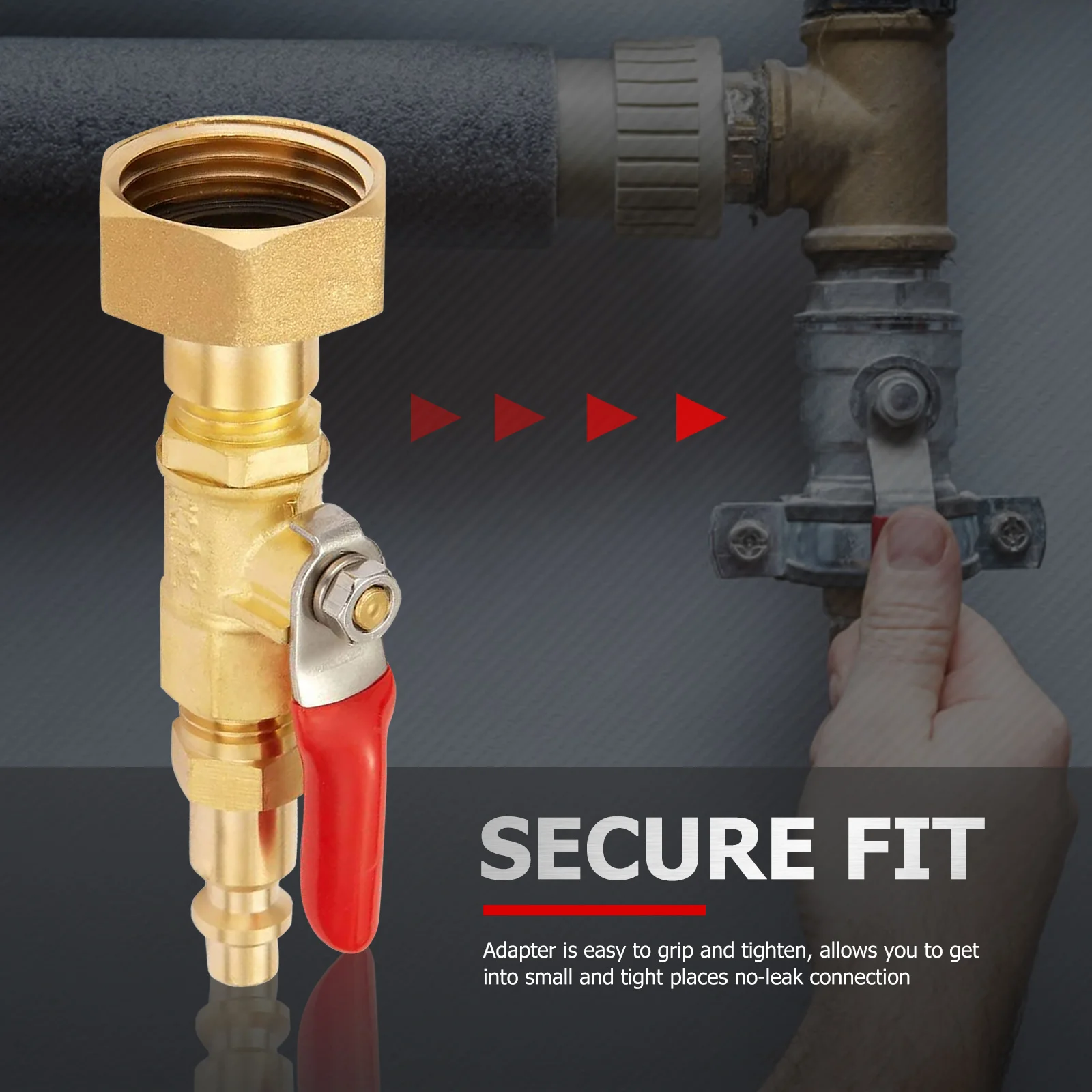 

2Pcs Precision Machined Copper Hose Fitting Connection for Garden Watering Adapter Joint Expanding Hose Joint