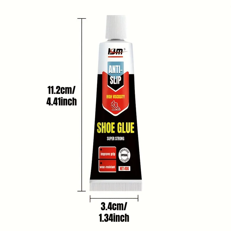 KJM Non-Slip Sole Grip Rubber: Heavy-Duty Traction for Sneakers/Sports Shoes – Ideal for Hiking/Gym/Running
