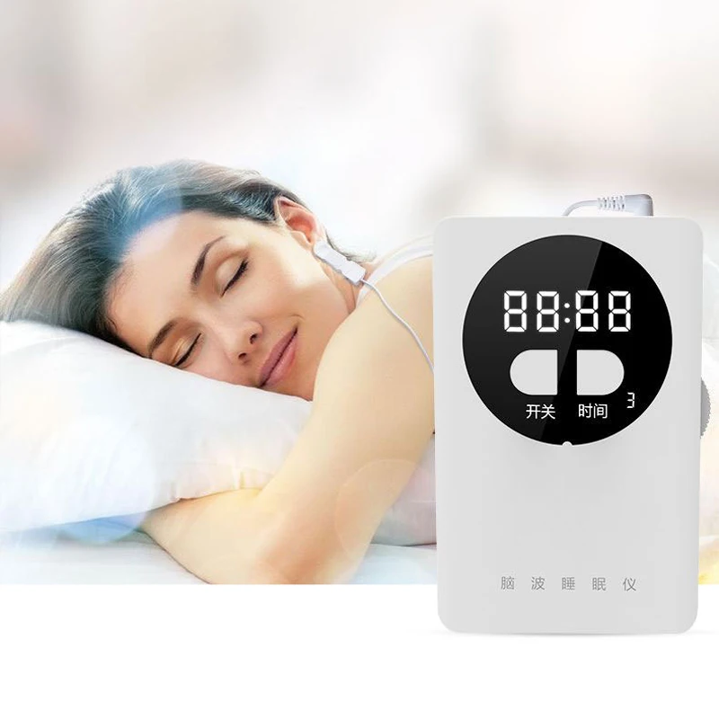 CES Sleep Aid Microcurrent EMS Pulse Device Hypnosis Insomnia Mental Stress Pressure Relief Anxiety Eliminat Relax