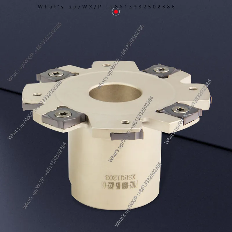 Three-Edge Milling Cutter Head Machining Center Side Milling Grooving Inserts 4.5 Thick T-Slot Sleeve