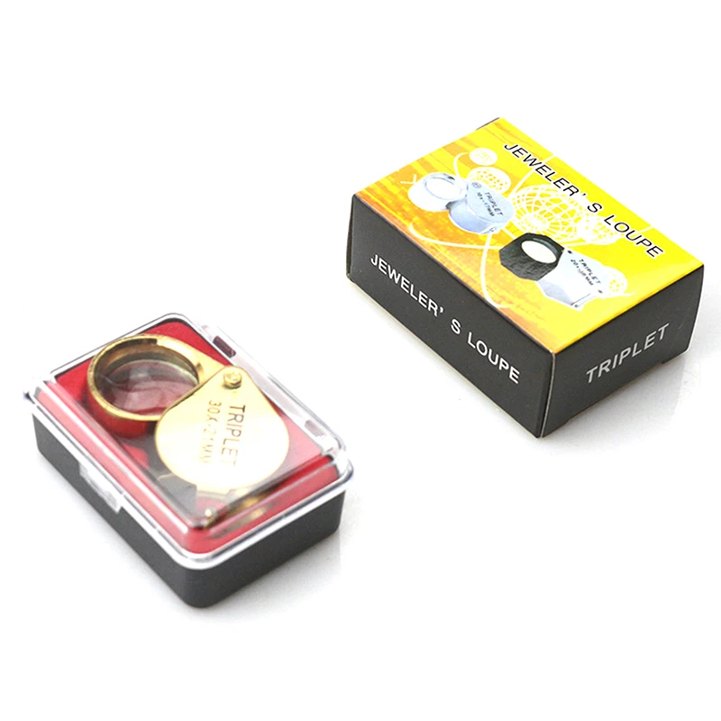 30X Handheld Jeweler's Loupe - Precision Diamond & Gem Magnifier, Uncharged, Pocket-Sized For Professionals And Collectors