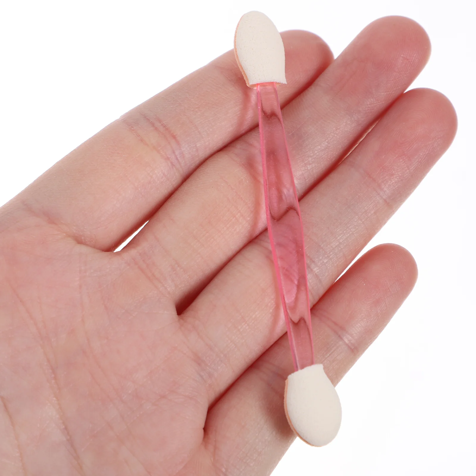 

1 set Double Ended Eye Shadow Applicator Sponge Sticks Disposable Makeup Tool Dual Sided Eyeshadow Brush Kit Plastic Handle Soft