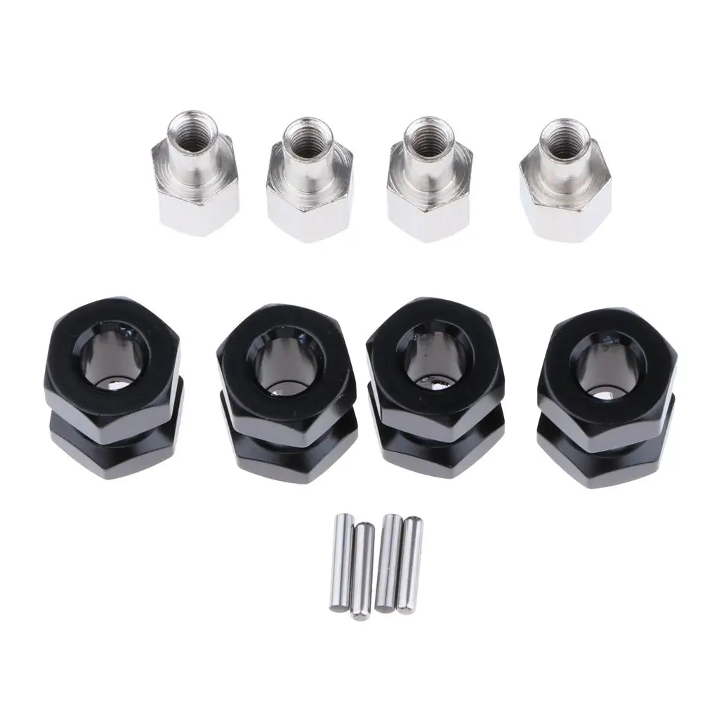 Alloy Hub Hex Extended Adapter RC Crawler Spare Parts Wheel Hex Hub Extension for Wraith CC01 SCX10 D90 AX10