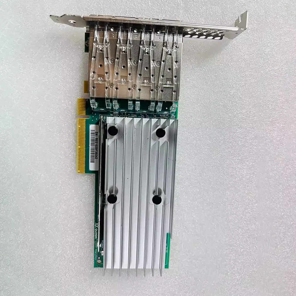 Do karty sieciowej HPE Ethernet 10Gb 10 Gigabit z czterema portami elektrycznymi P10094-B21 SFP+ QL41134HLCU-HC