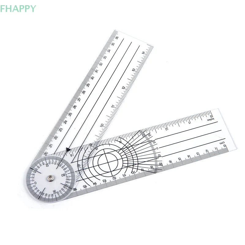 0-140mm 360 Degree Goniometer Angle Medical Spinal Angle Ruler Angle Finder Tool