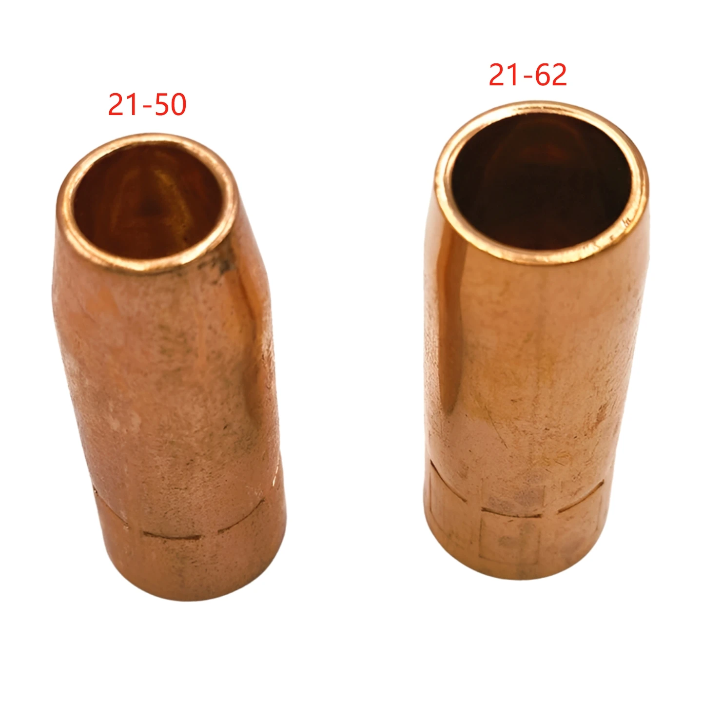 1pcs 21-50 or 21-62 Replacement Nozzle Self Insulated for North Air Cooled NT-1 Magnum 100L Mini/#1 MIG MAG Welding Guns Torch