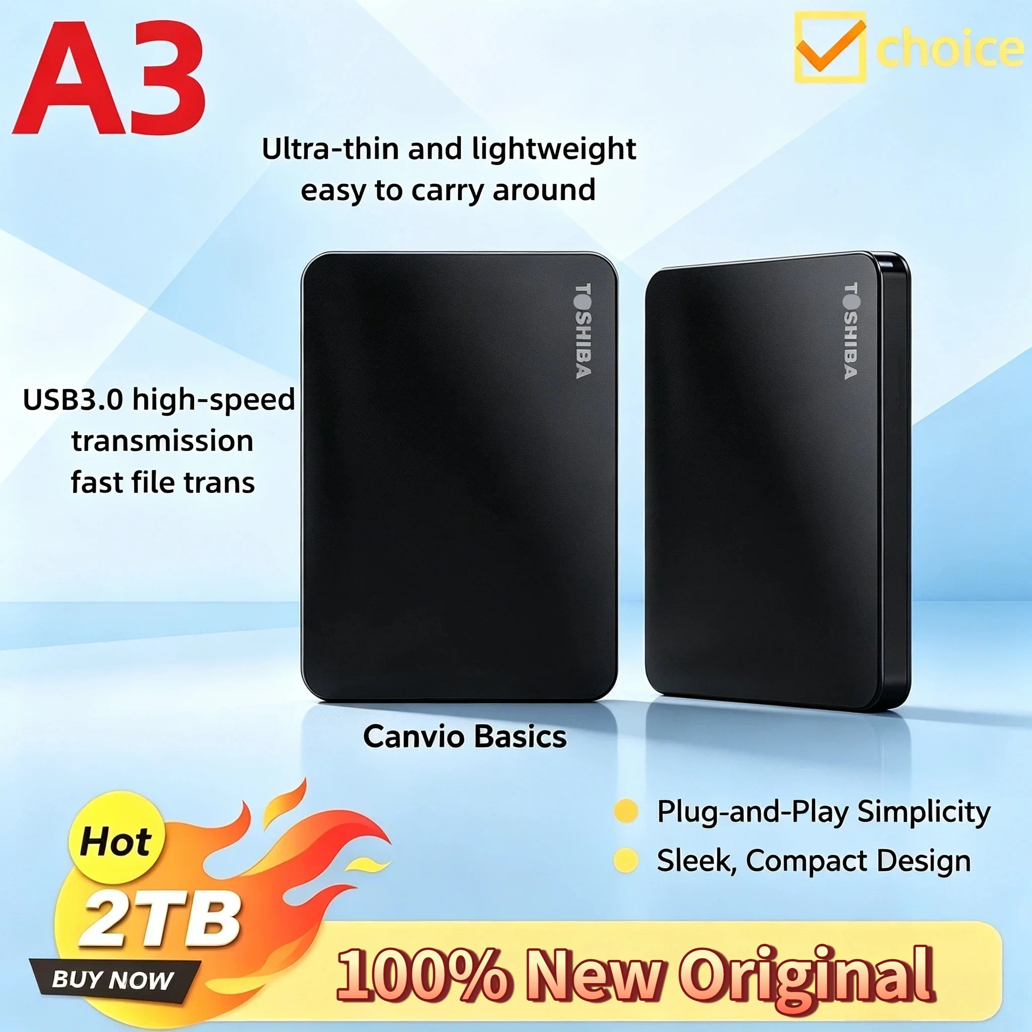 東芝oem-a3拡張500gb-1tb-2tb-usb30外付けhdd-25インチポータブルハードディスクドライブボックスストレージコンパクトプロ高速