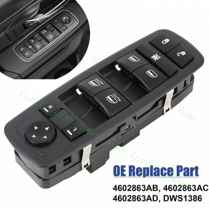 

A+ Master Power Window Switch Front Left for 2007-2009 Dodge Nitro 4-Door 4602863AB