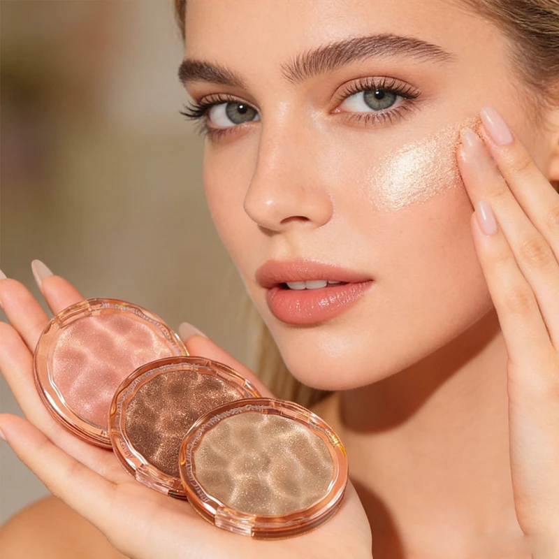 Light and shadow art high gloss mud, waterproof and sweat proof, long-lasting shining, suitable for face and body, holiday gift