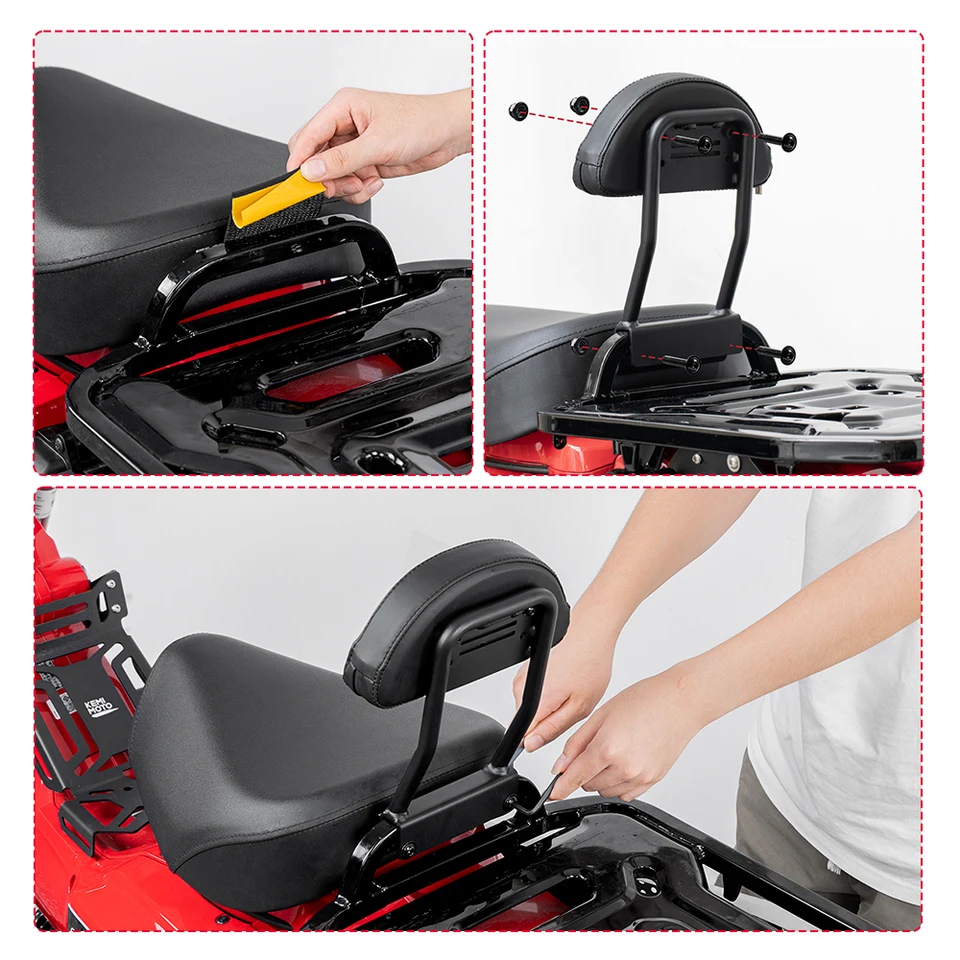KEMiMOTO CT125 ハンターカブ バックレスト 2021-2024対応