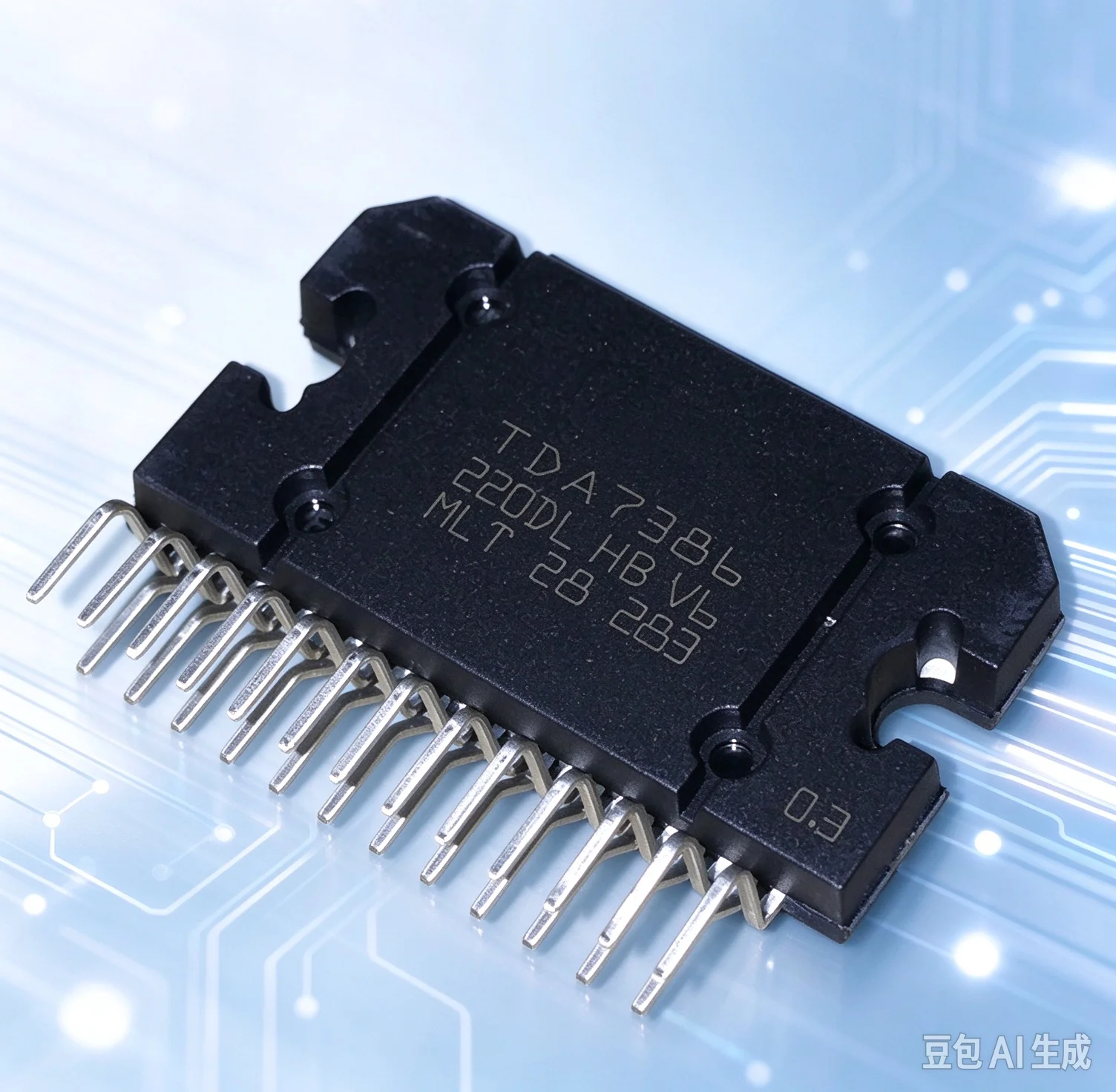 for TDA7388 TDA7386 TDA7850 TDA7851LF Car Audio Amplifier Chip ZIP25, New Imported  5pcs