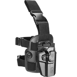 Polymer Leg Holster Fits For Most 100+ Hot Sales Guns Tactical OWB Drop Leg Holster with Level II Retention Right hand