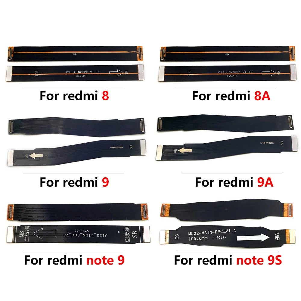 Tested Main Board Motherboard Connector Board Flex Replacement For Xiaomi Redmi 8A 9 9C 9A Note 11 5G 11S 6 7 9 Pro 8T 9S 8 2021