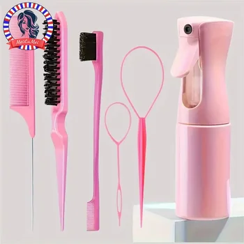 6 pz/set Set di Spazzole Per Capelli Parrucchiere Bottiglia ...