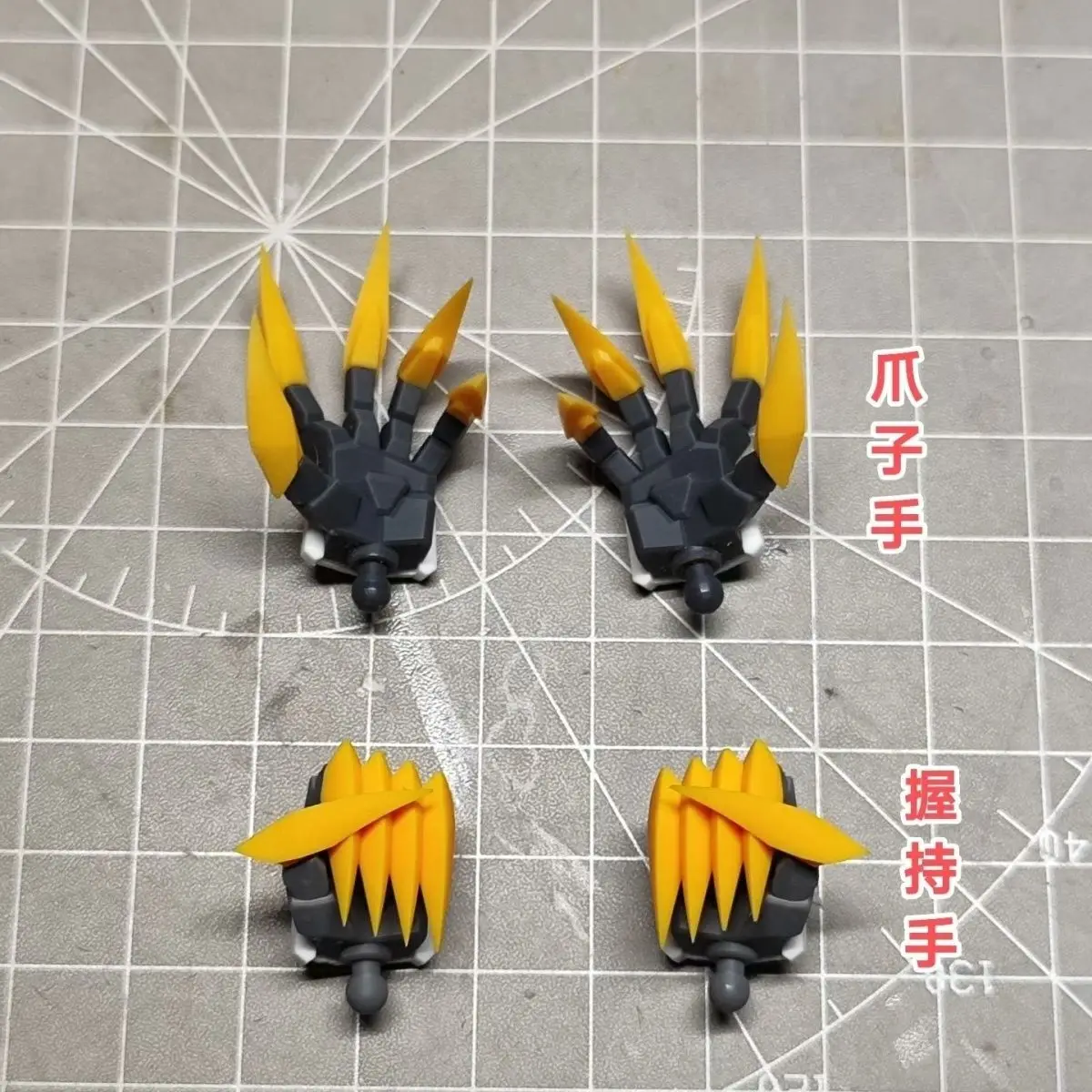 HG 1/144 Barbatos Lupus Rex, manos esculpidas, piezas personalizadas, accesorios de repuesto para kit de modelo