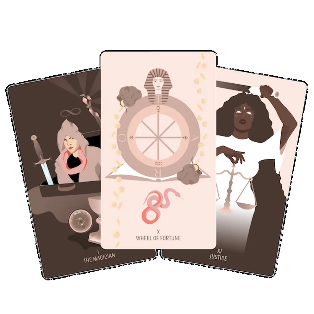 The Seeking Soul Tarot Deck 10.3*6cm 78 pcs Indie Cards Not Just Pastel and Beautiful, But Also Very Functional