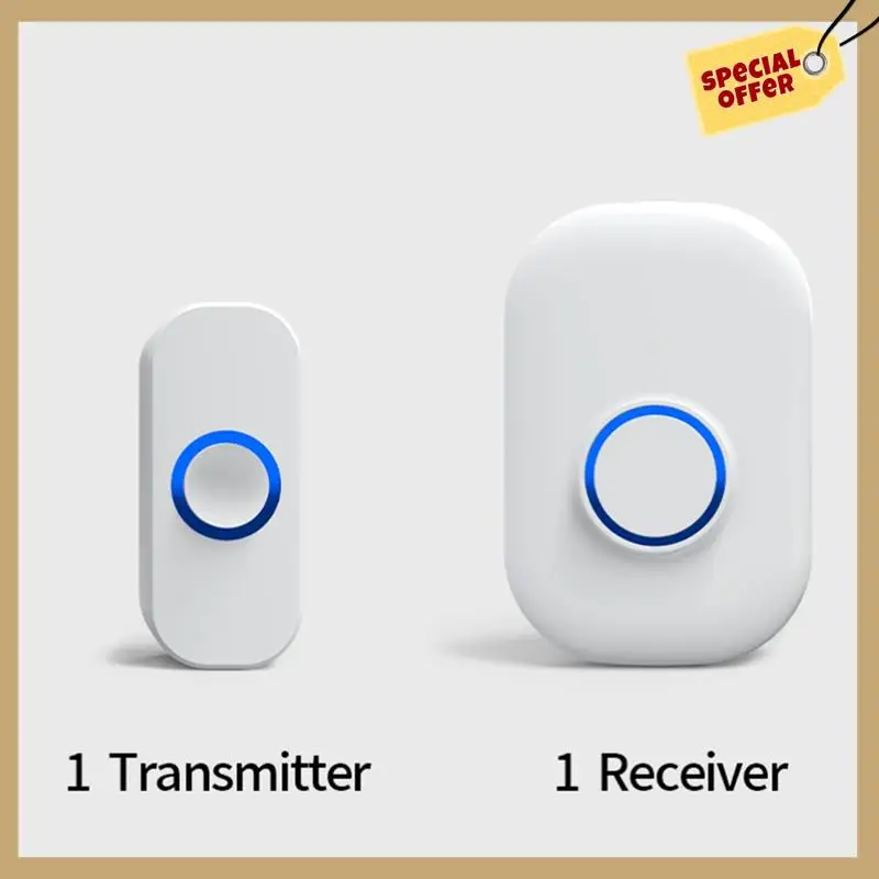 جرس باب لاسلكي مقاوم للماء، ترحيب بالمنزل الذكي، جرس باب منزلي عن بعد، جرس ذكي - WMAN