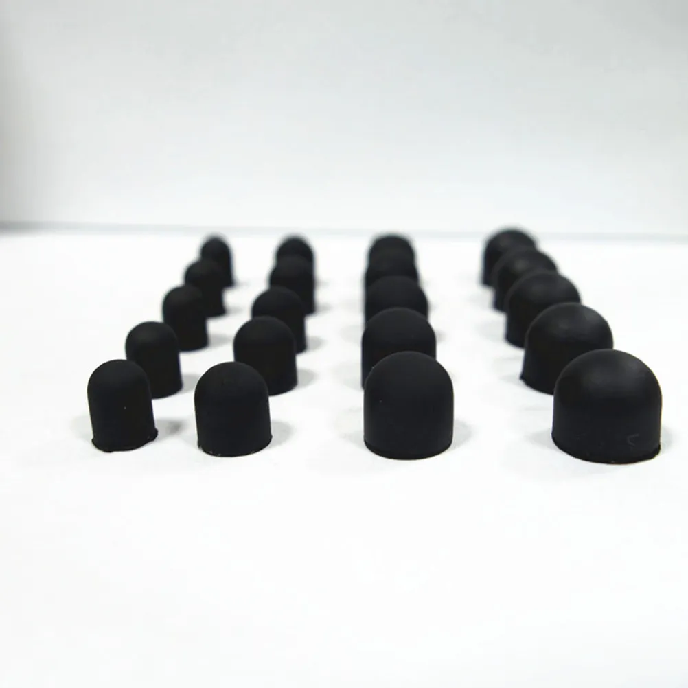 

30 шт. сменных наконечников для стилуса, мягкие силиконовые проводящие наконечники для всех сенсорных устройств, гладкие, бесшумные, 6,0 мм, силиконовые накладки на наконечники