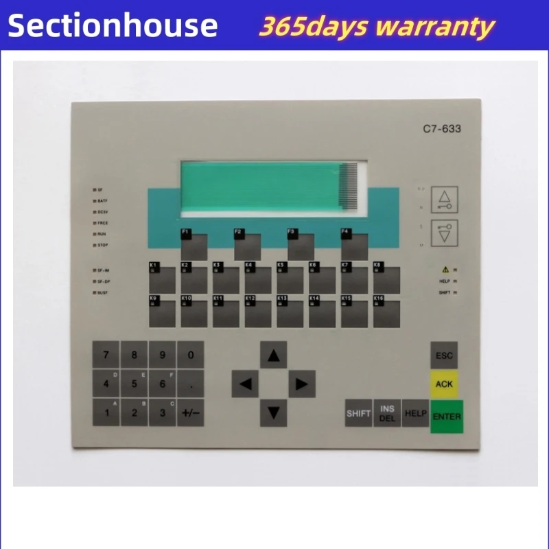 

Новая высококачественная панель для ключей C7-633 6ES7630-0DA00-0AB0, пленочная панель для кнопок