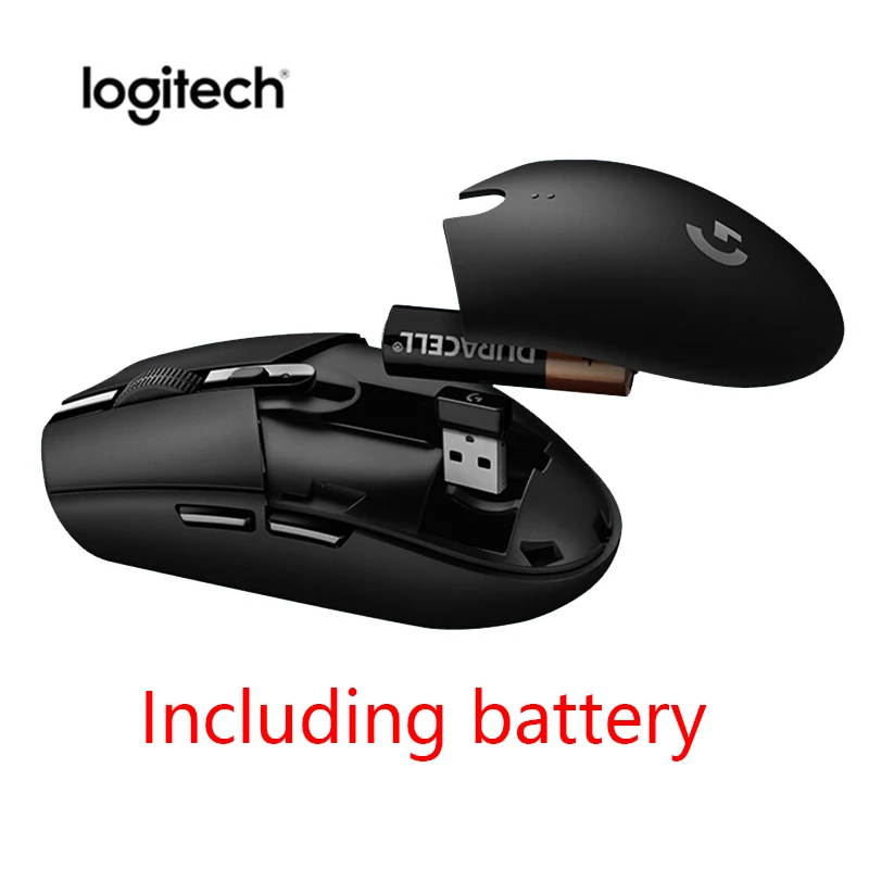 Logitech G304 Wireless Mouse 6 Programmable Buttons USB Wireless Mouse HERO Sensor 12000DPI Adjustable Gaming Optical Mice Logi