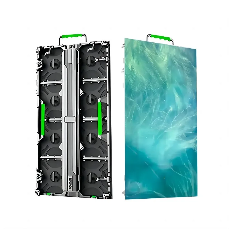 500x500 500x1000 Cabinet P2.97/3.91/4.81/Indoor Outdoor Installation Rental LED Screen Display HD Full Color Stage