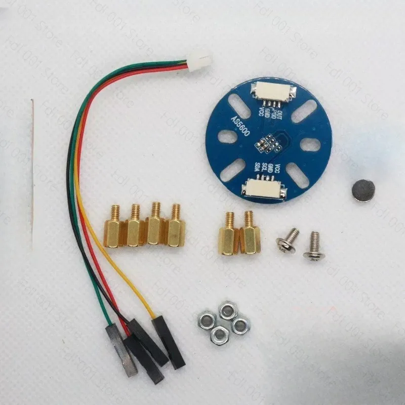 For Magnetic Encoder Module 12-Bit High Precision I2C Angular Speed Measurement with Radial Magnet Porous Load FOC