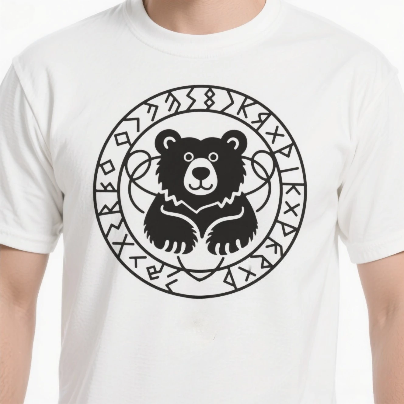 

Russian Orthodox Slavic Kolovrat Rune Bear Amulets T-Shirt Short Sleeve Casual 100% Cotton O-Neck Summer Mens T-shirt Size S-3XL