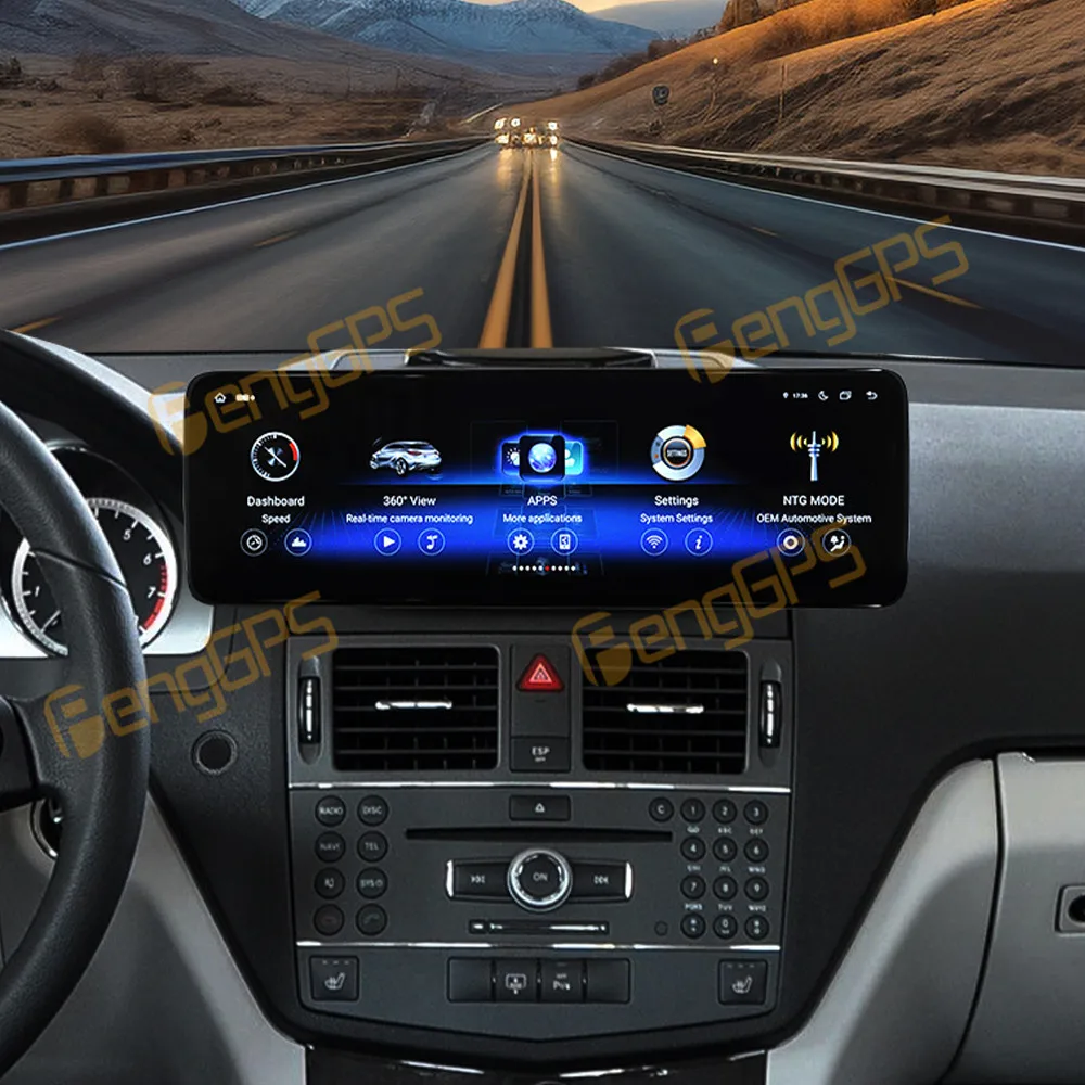 

Android для Mercedes Benz C Class W204 S204 2008-2010 Автомобильный радиоприемник Беспроводной Carplay Авто Мультимедийный плеер Видео GPS Навигация BT
