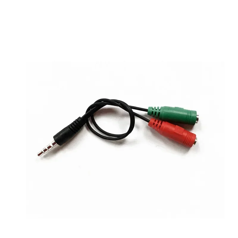 Audio 2 Female To 1 Male Y Splitter 3.5mm Jack Cable Headset Adapter For Laptop, PS4, Phone, Xbox One, Earphone, Headphone, Micr