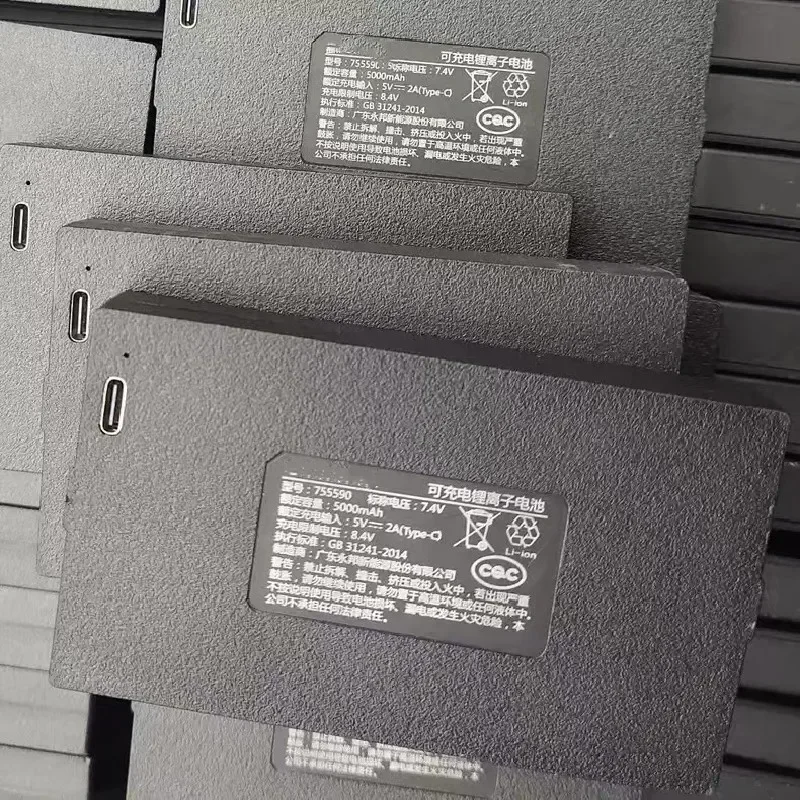 100%Original 5000mAh for LOCKIN 755590 V5 S5MAX S50M S50PRO Smart Door Lock Rechargeable Battery