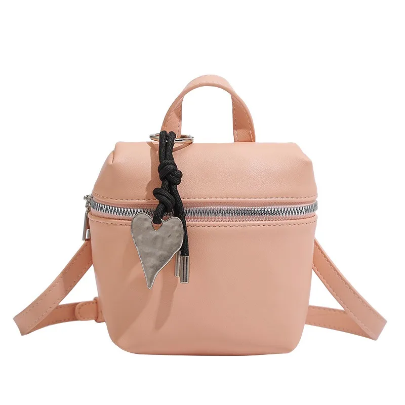 2026 Korean Style Summer New Small Backpack Casual Versatile Mini Mobile Phone Bag Love Pendant Shoulder Crossbody Bag For Women - view 5