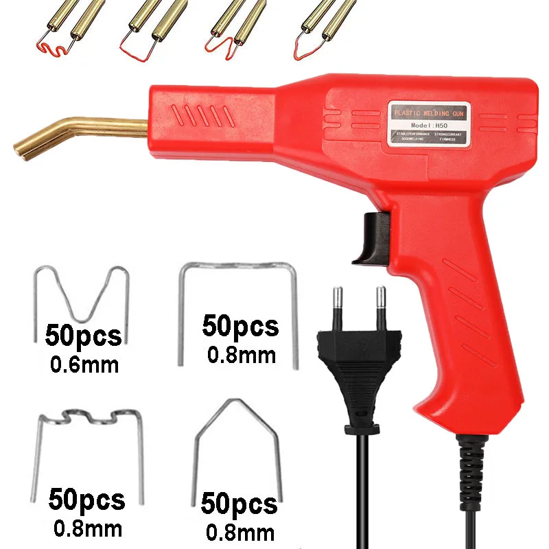 Welders PVC Repairing Machine Car Bumper Hot Staples Stapler Welding Garage Tool Plastic Soldering Iron