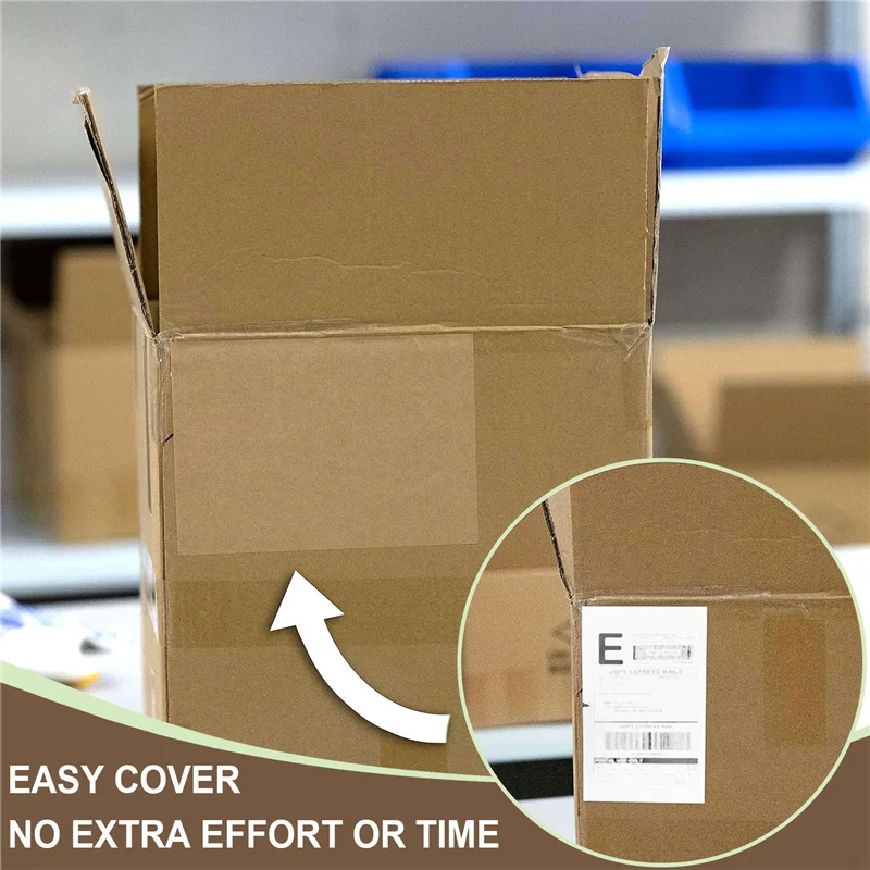 AT84-100 Sheets A4 Kraft Printable Sticker Self Adhesive Sticker Label Paper Sheet For Laser Inkjet Printer Copier