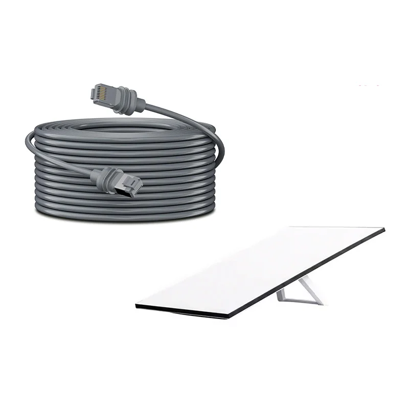 For Starlink V3/Gen3 Router Cable Extension Gigabit Ethernet Cord Plug and Dish Satellite Outdoor Waterproof RJ45 Connector