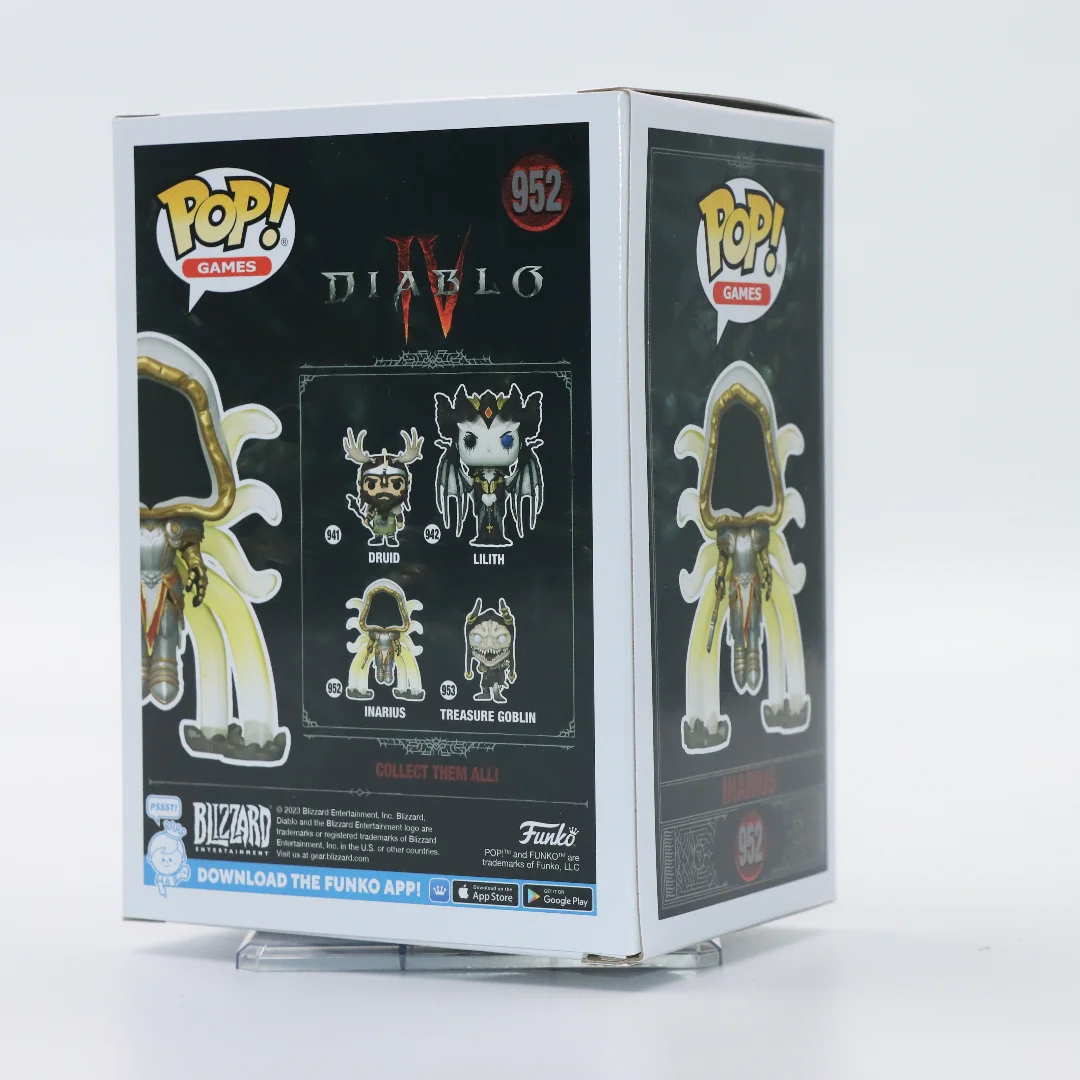 Original Funko Pop Games Diablo Inarius Action Figures Figureine Model Toys Gift  Vinyl Figure Doll Statue Collect Desk Decor