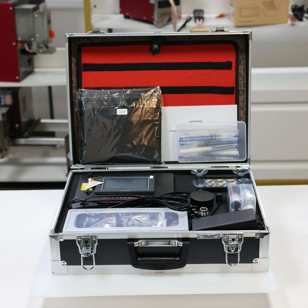 E8 Intelligent Program Version Auto Glass Repair Machine Smart Vacuum Resin Inje=ction System for Line Crack Repair