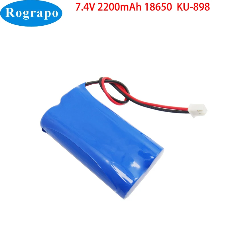 Nowa bateria litowo-jonowa 7.4V 2200mAh 18650 do KU-898 + prezent