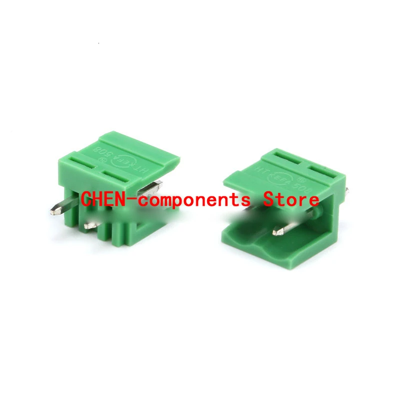 10Pcs HT5.08 HT508V Rechte Naald Socket 2P---8P Huidige 15A HT5.08MM Pluggable Terminals Connector Plug Voor HT508K Plug