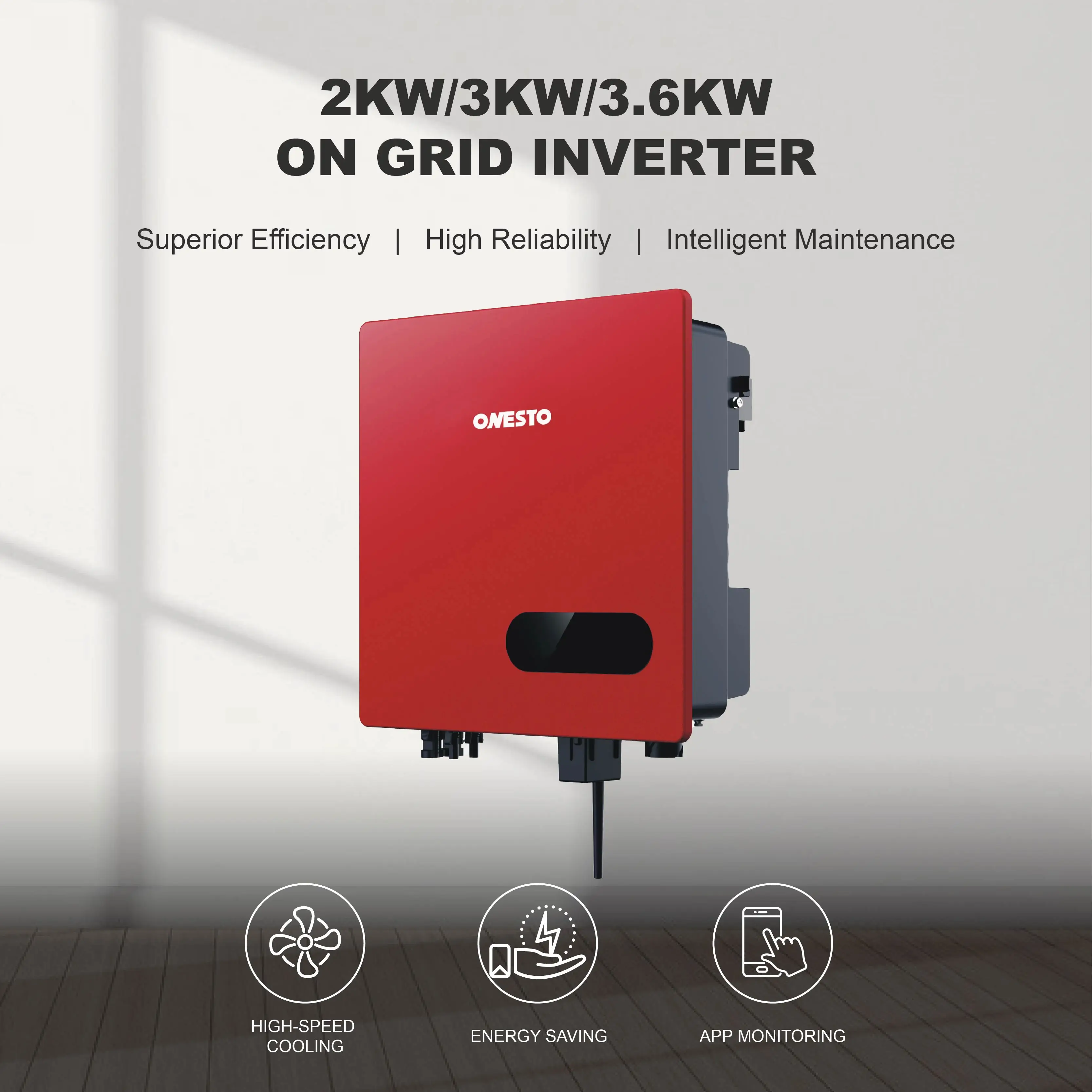 Inversor Solar monofásico MPPT conectado a la red, 2000w, 3000w