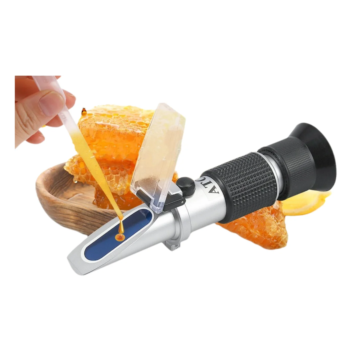 Ручное оборудование для тестирования меда 58-90 0,5 Портативный карманный счетчик меда для обнаружения содержания сахара, продуктов питания, фруктов, напитков