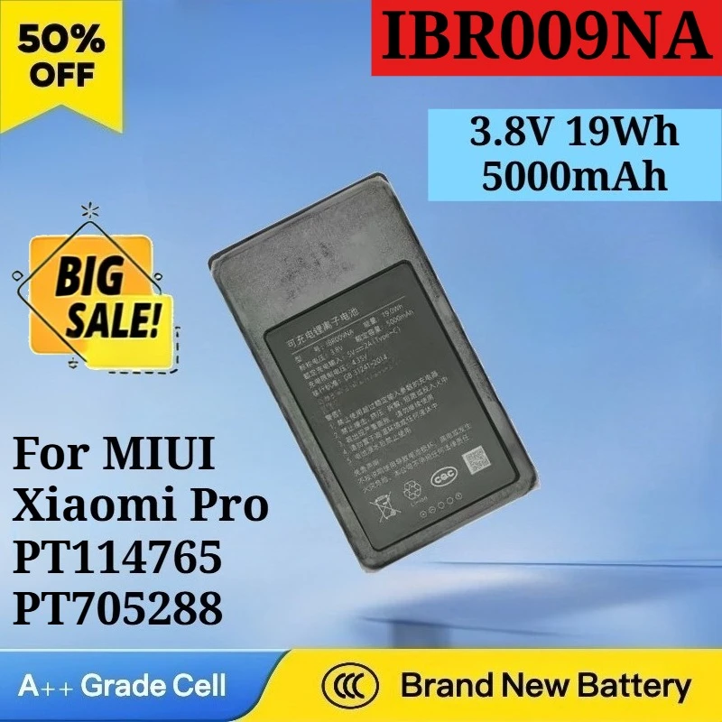 

IBR009NA 3.8V 19Wh 5000mAh Сменная батарея для MIUI Xiaomi Pro PT114765 PT705288 JKPR Camera Intelligence Electron Door Lock