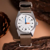 7120 Reloj mecánico de cuerda manual para hombre, reloj de negocios Retro de 36mm, reloj clásico Simple para parejas