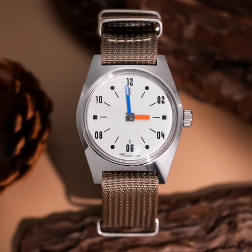 7120 Reloj mecánico de cuerda manual para hombre, reloj de negocios Retro de 36mm, reloj clásico Simple para parejas