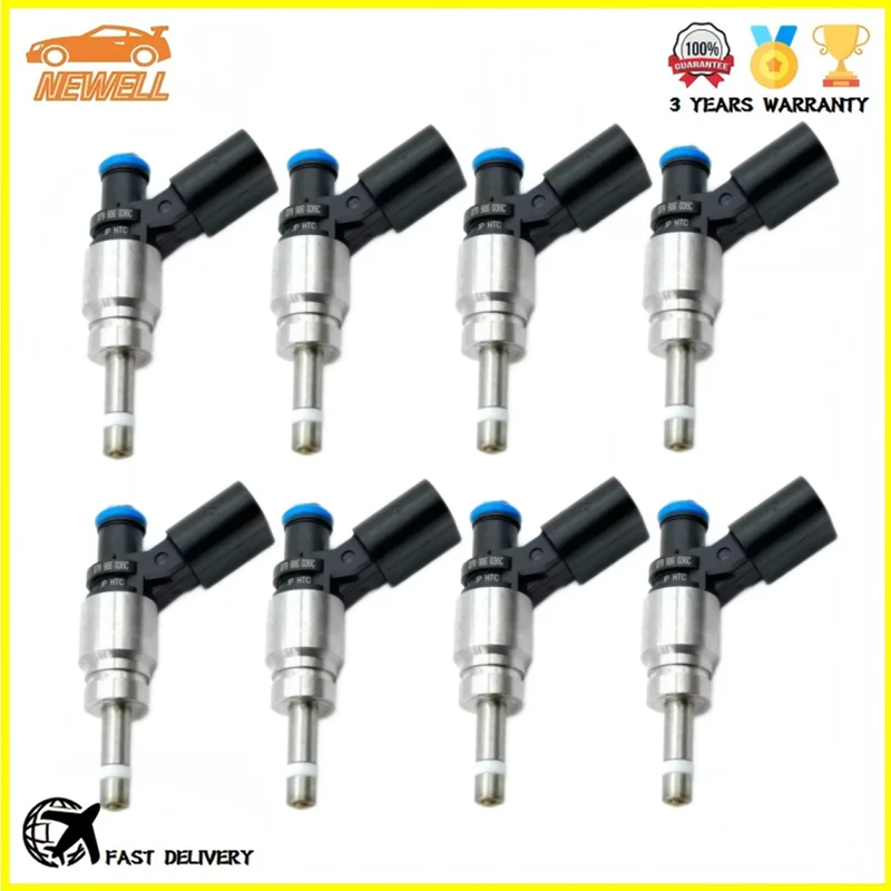 

4/6/8pcs 079906036C 079906036AA 079906036D Fuel Injectors For Audi A6 A8 Q7 S5 R8 4.2L V8 VW Touareg A8L A6L Quattro S8 05-11