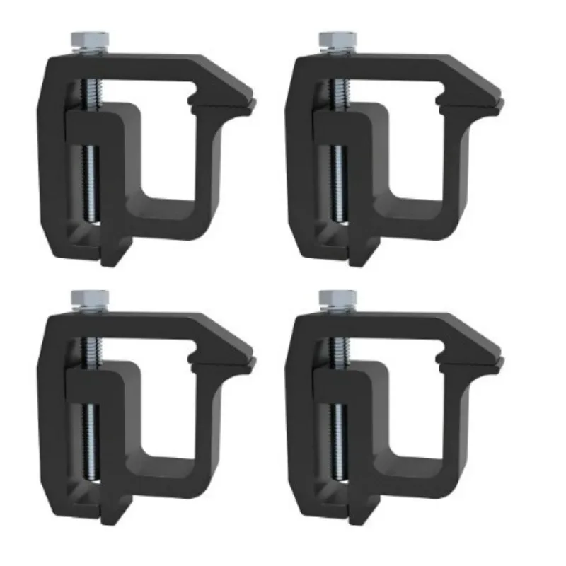 Heavy Duty Aluminum Truck Roof Mounting Clamp No-drill Camper Shell Topper Fixed Holder Pickup Accessories